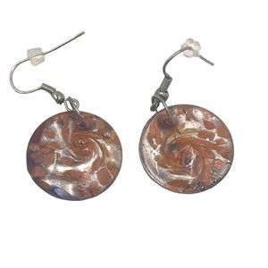 Murano Glass Round Earrings